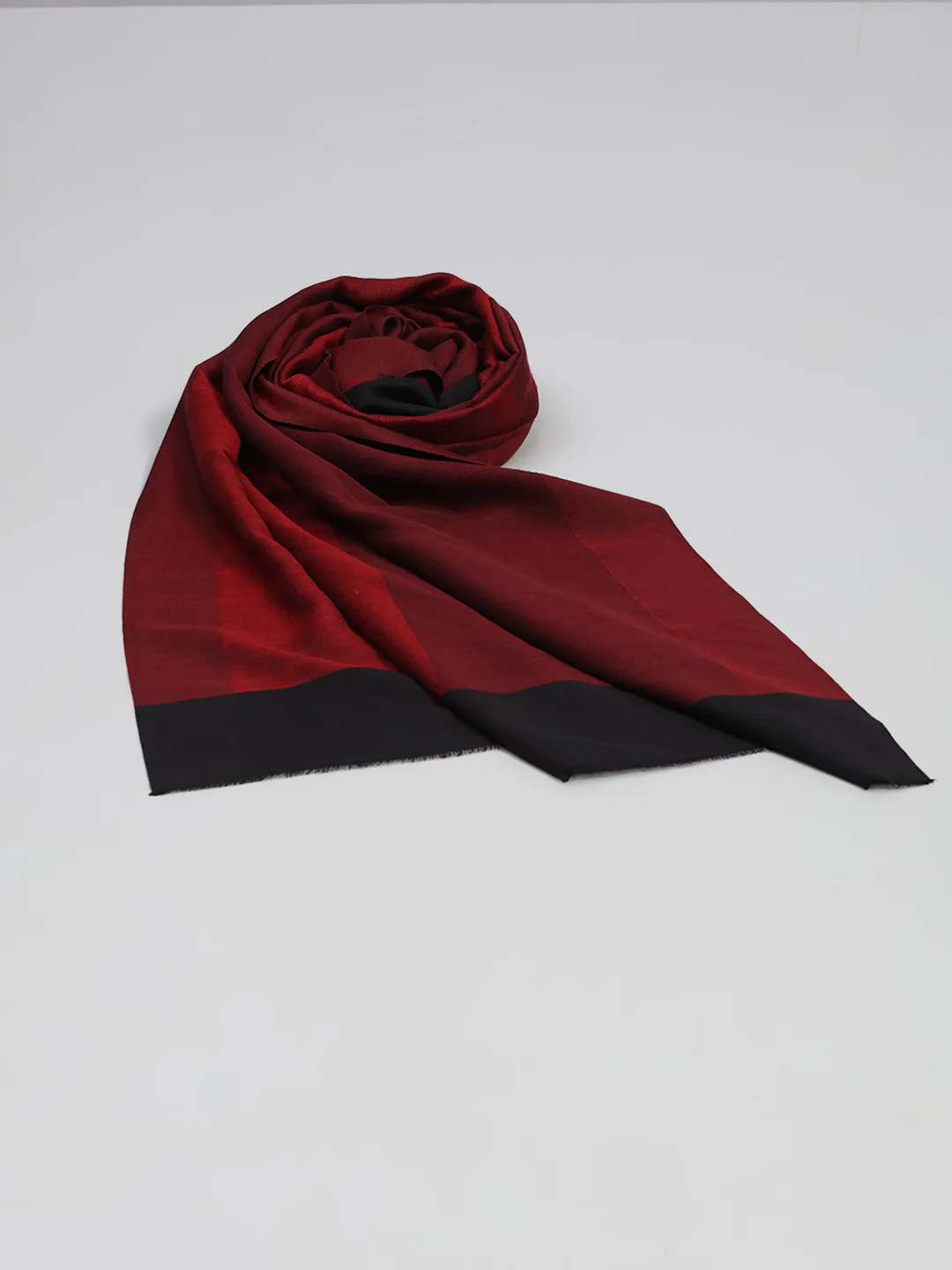 Women Multicolor Self Design Wool Stole - Image 6