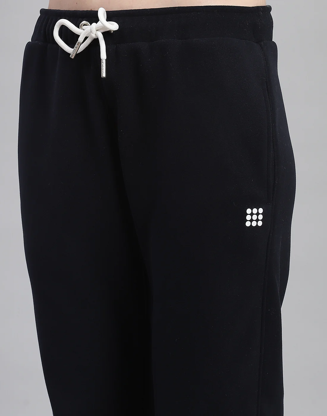 Rock.it Women Navy Blue Solid Regular Fit Winter Lower - Image 6