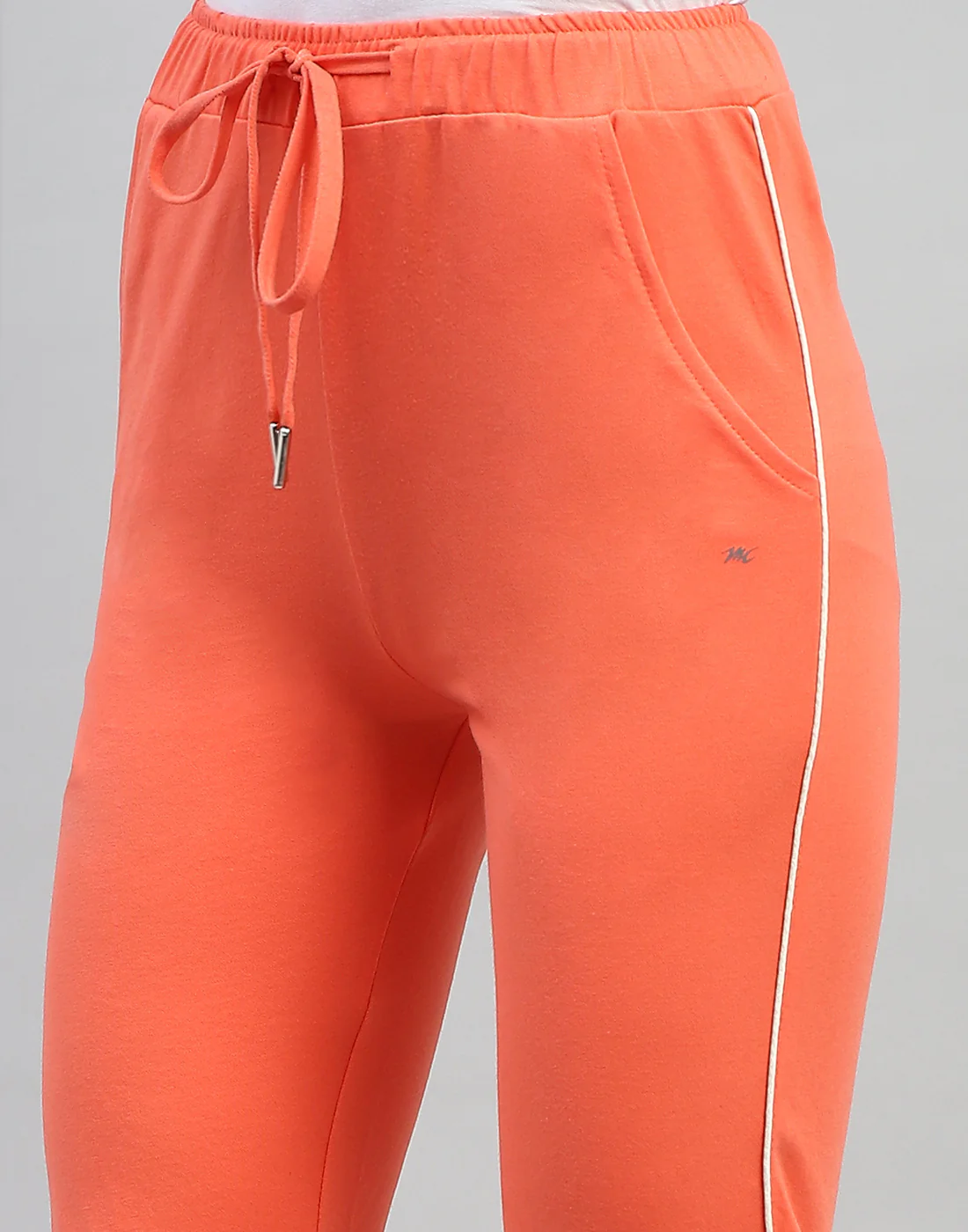 Women Orange Solid Regular Fit Lower - Image 7