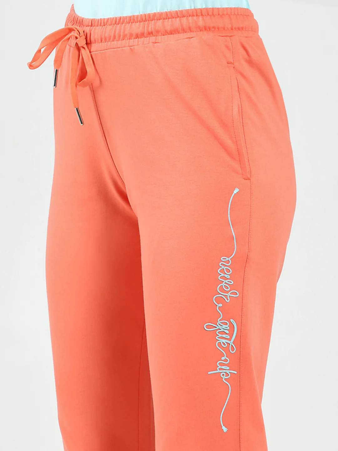 Women Orange Solid Regular Fit Lower - Image 6