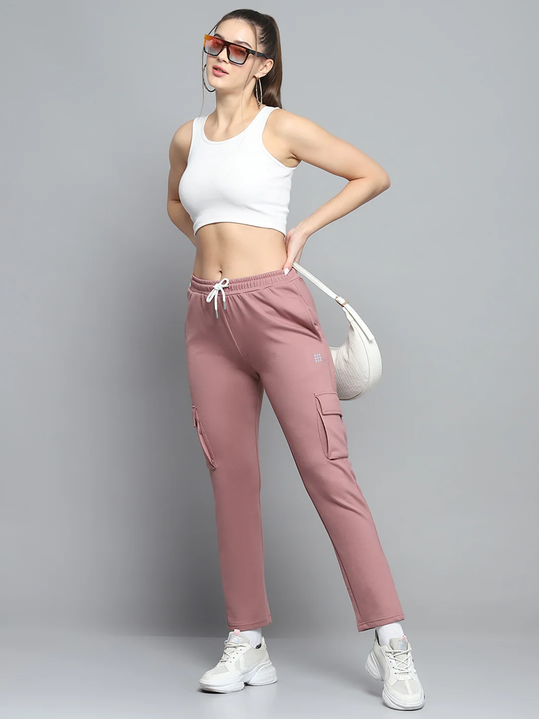 Rock.it Women Peach Solid Regular Fit Lower - Image 2