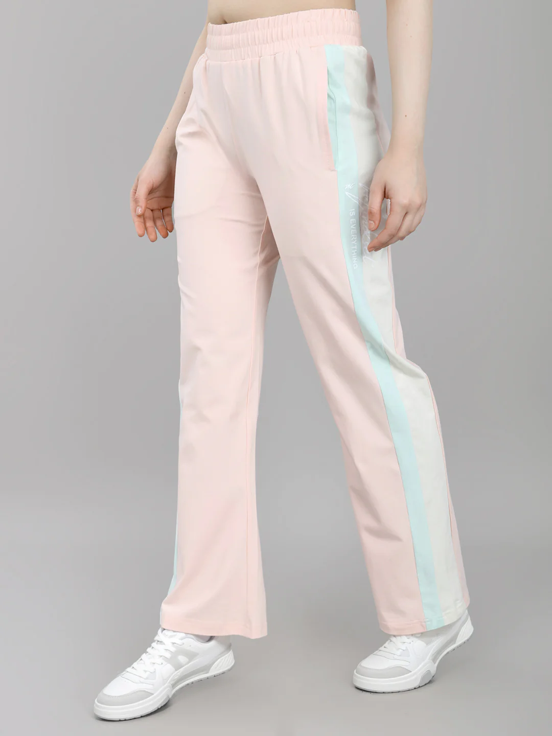 Women Peach Solid Regular Fit Lower - Image 2