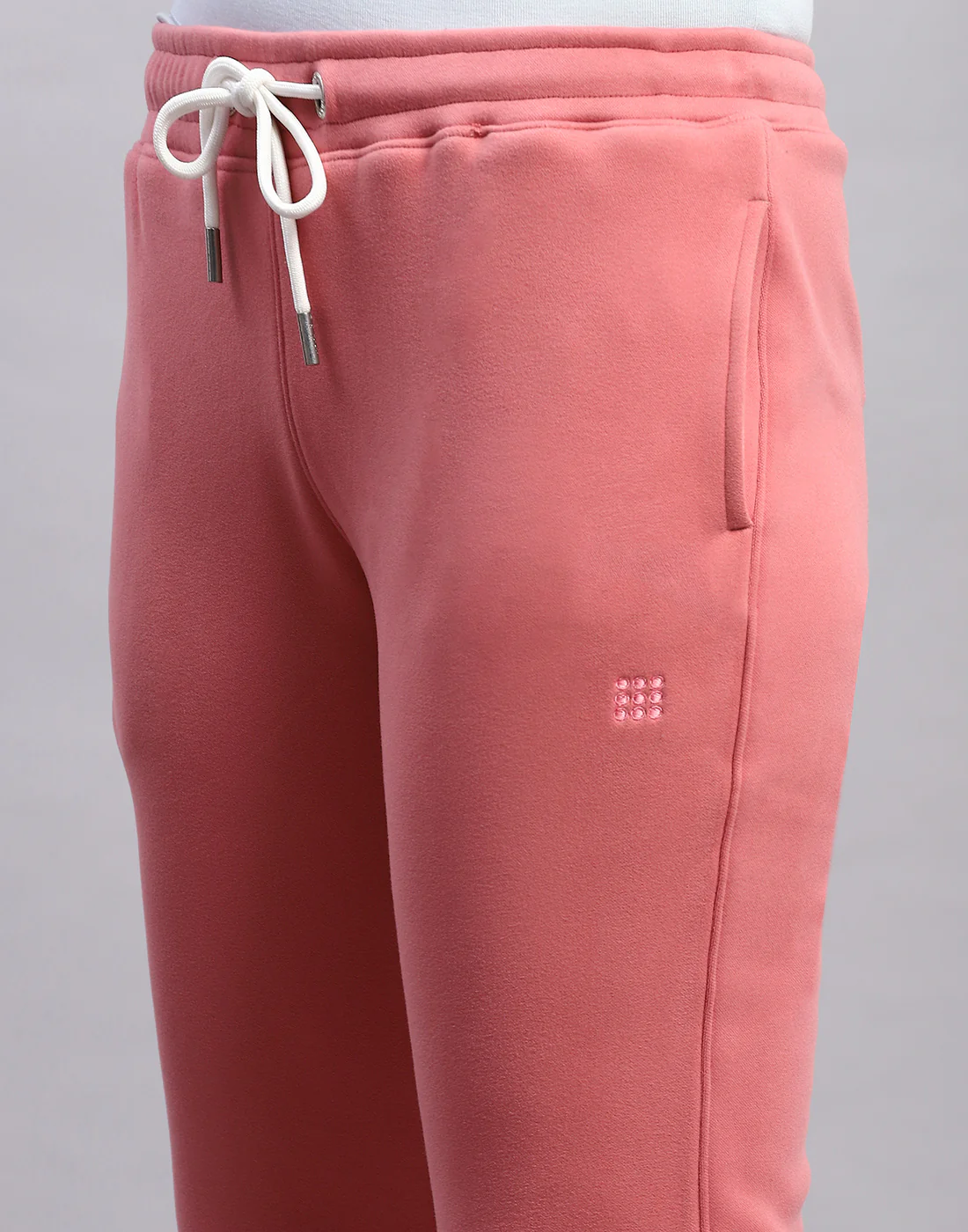 Rock.it Women Peach Solid Regular Fit Winter Trackpant - Image 6