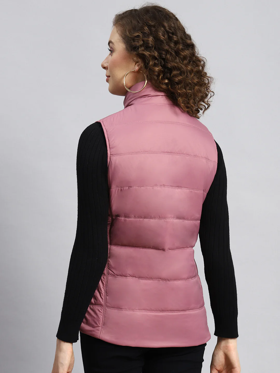 Women Pink Printed Jacket - Image 5