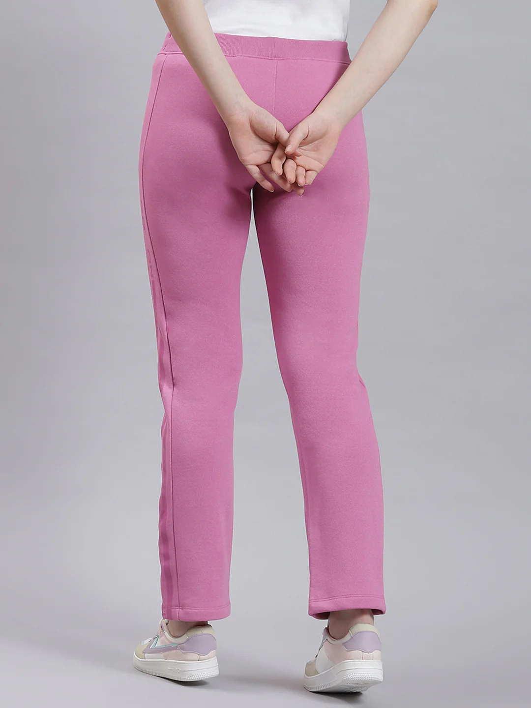Women Pink Printed Winter Lower - Image 5