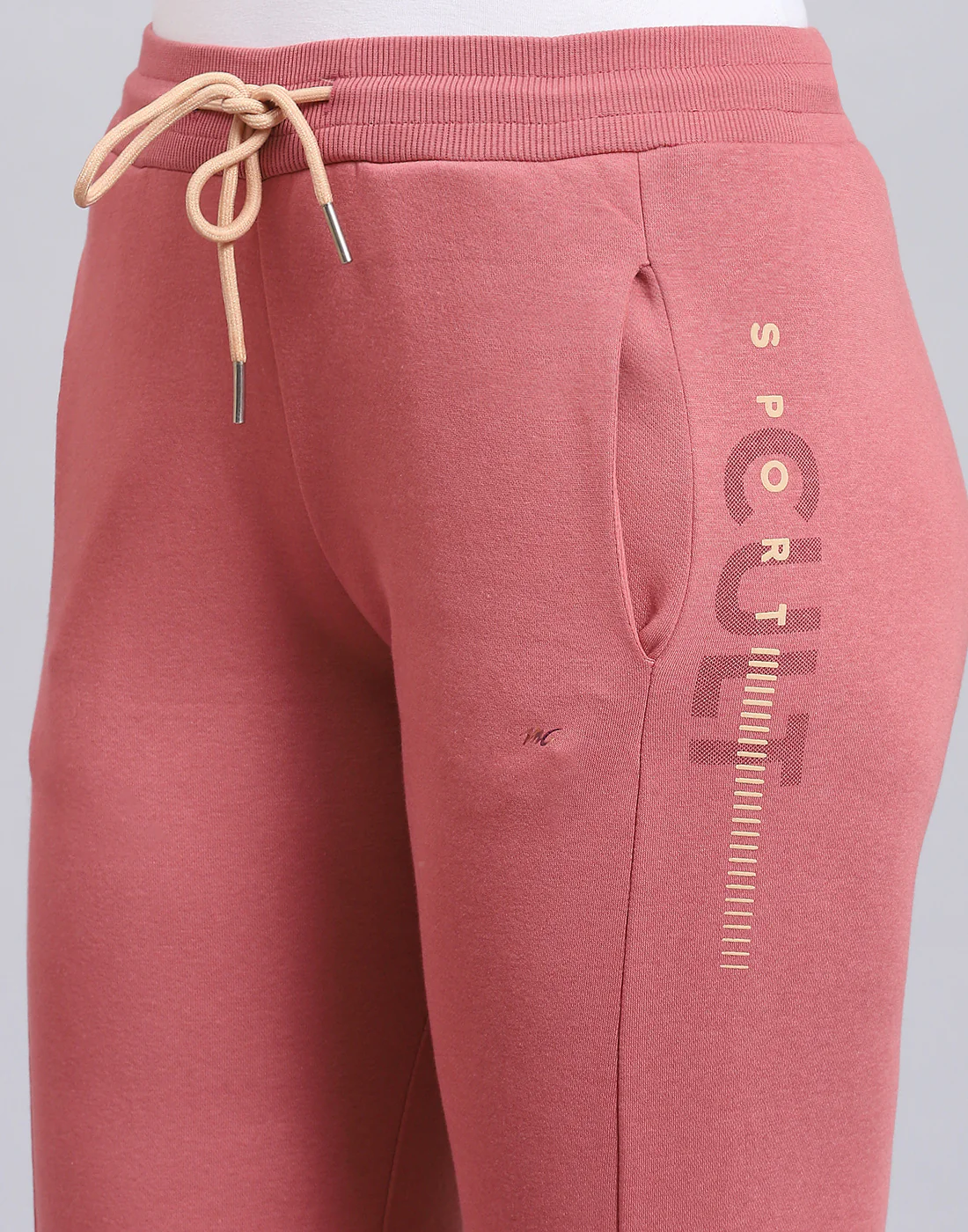 Women Pink Printed Regular Fit Winter Lower - Image 7