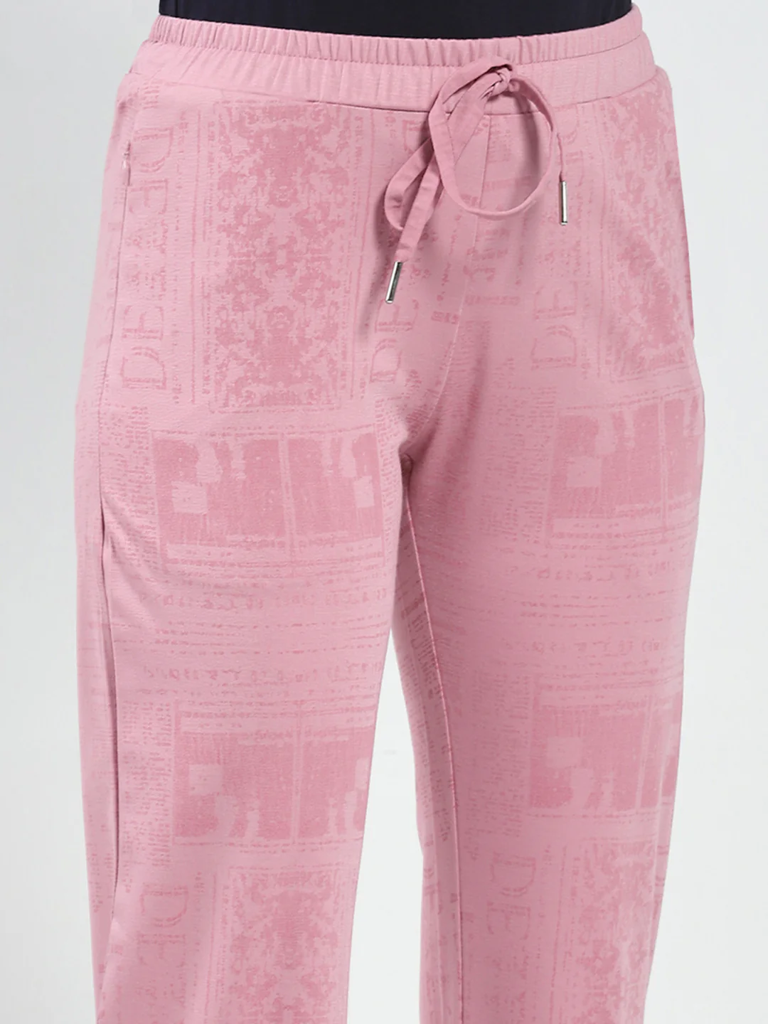 Women Pink Printed Regular Fit Lower - Image 6