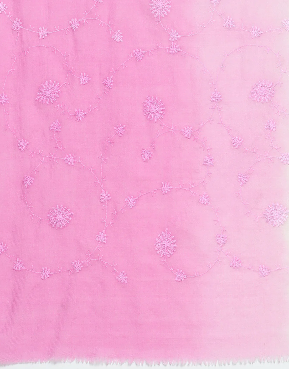 Women Pink Self Design Stole - Image 7