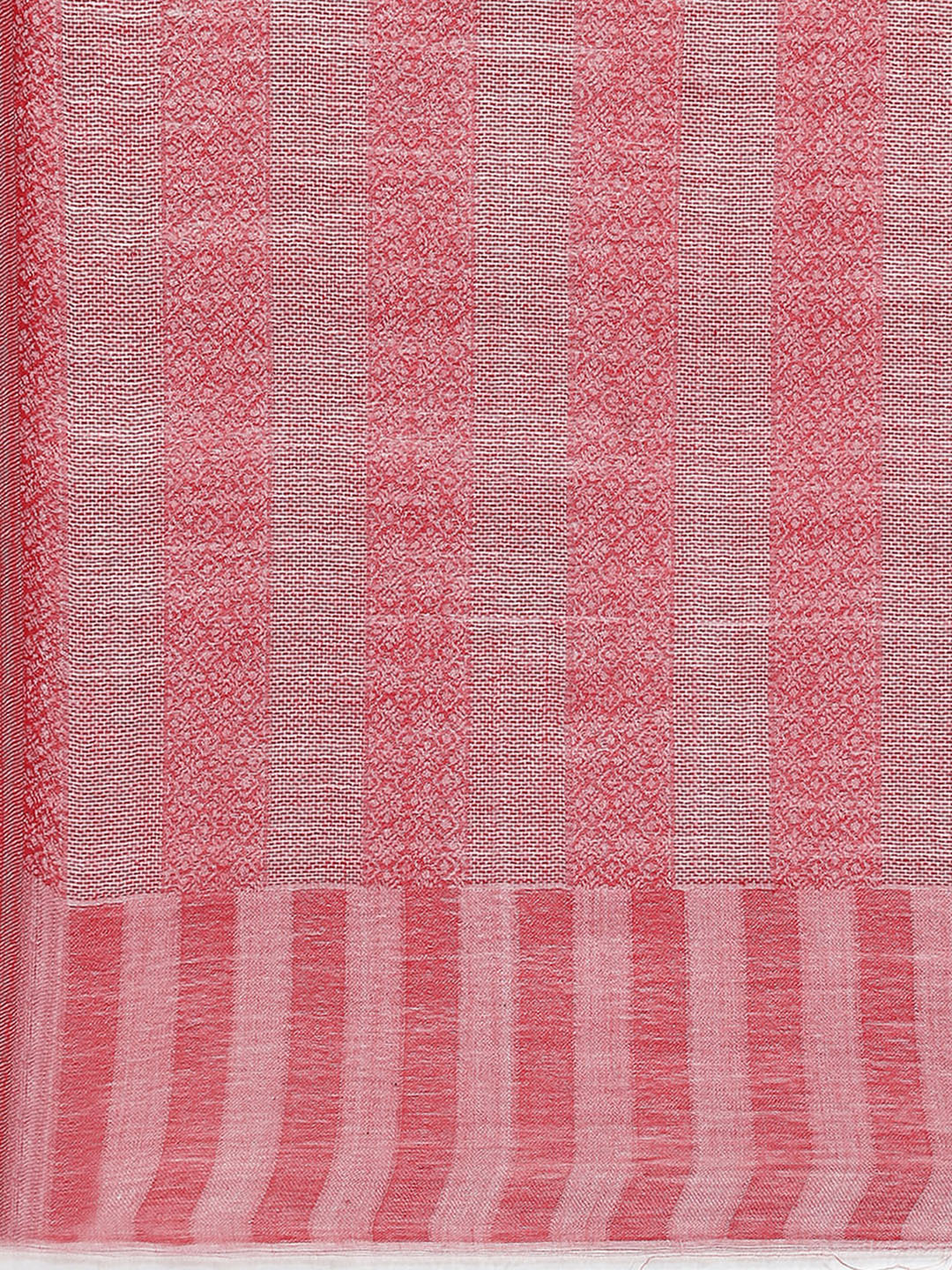Women Pink Self Design Stole - Image 8