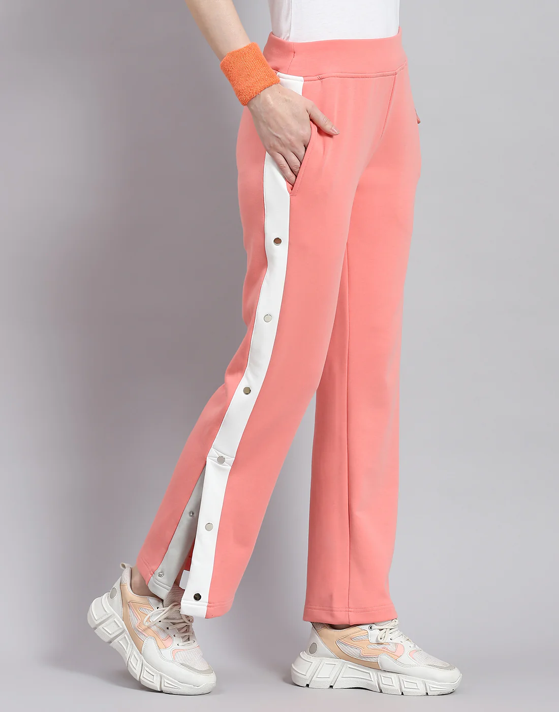Rock.it Women Pink Solid Regular Fit Lower - Image 4