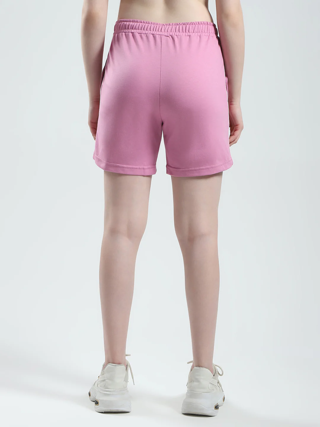 Women Pink Solid Regular Fit Short - Image 5