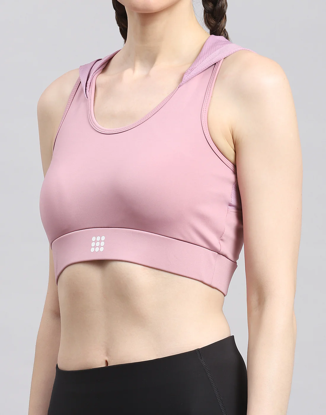 Rock.it Women Pink Solid Sports Bra - Image 7