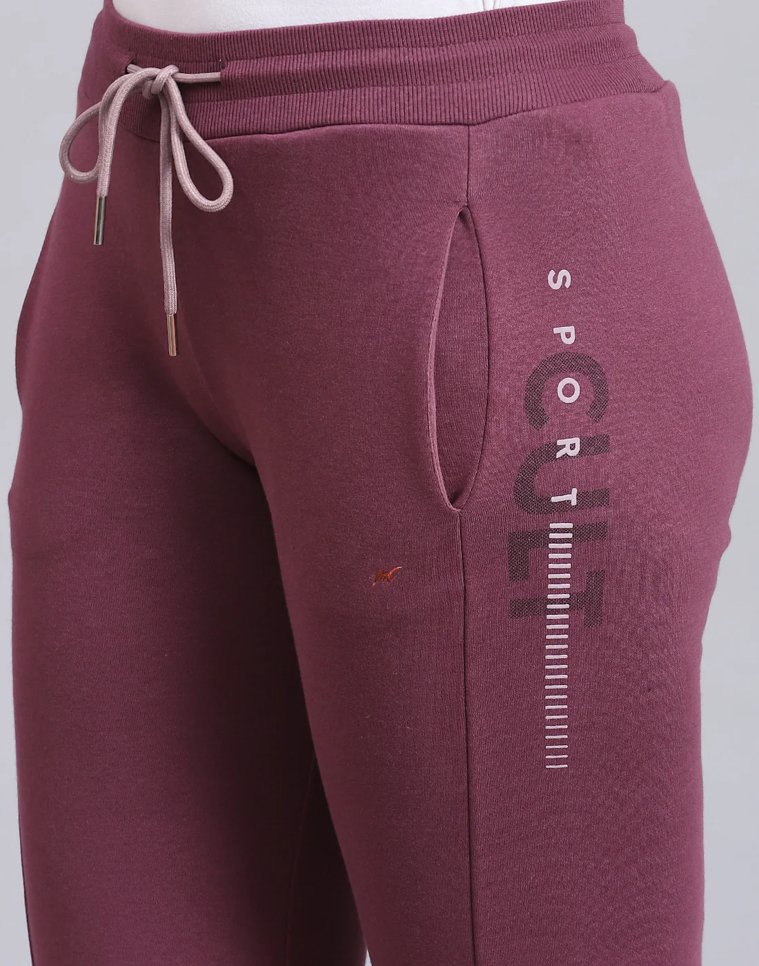 Women Purple Printed Regular Fit Winter Lower - Image 7