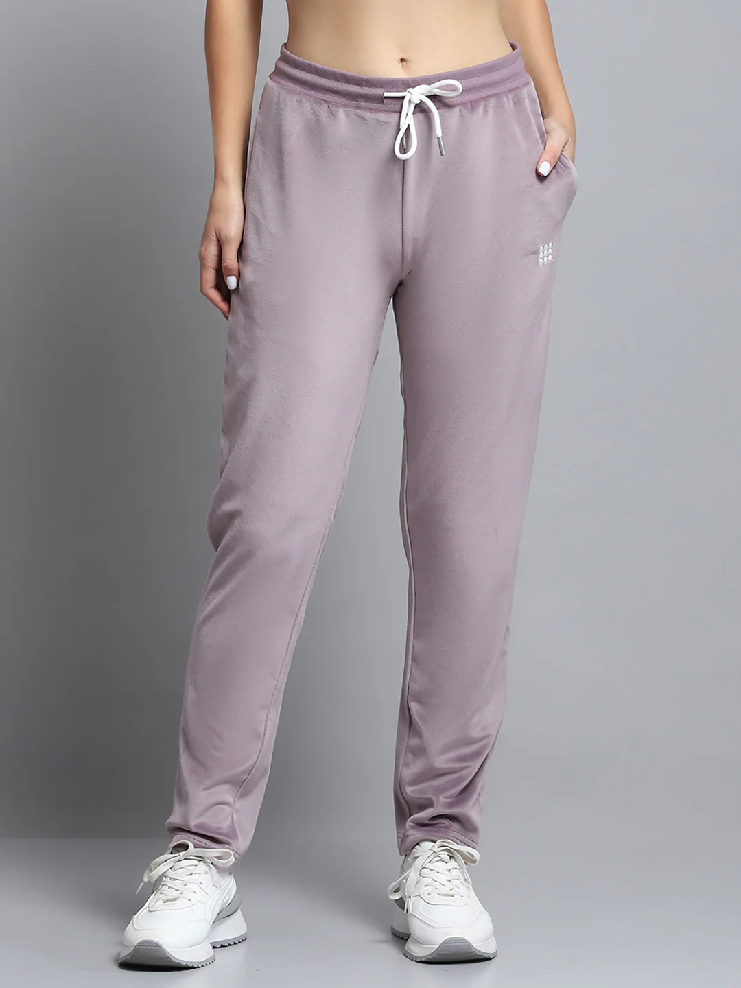 Rock.it Women Purple Solid Hooded Full Sleeve Tracksuit - Image 8