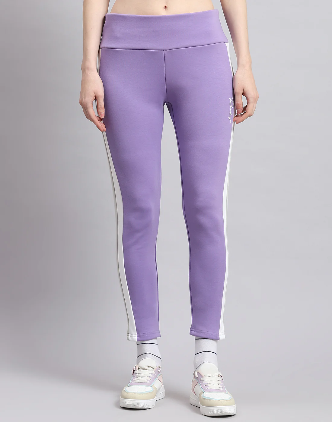 Rock.it Women Purple Solid Regular Fit Legging - Image 4
