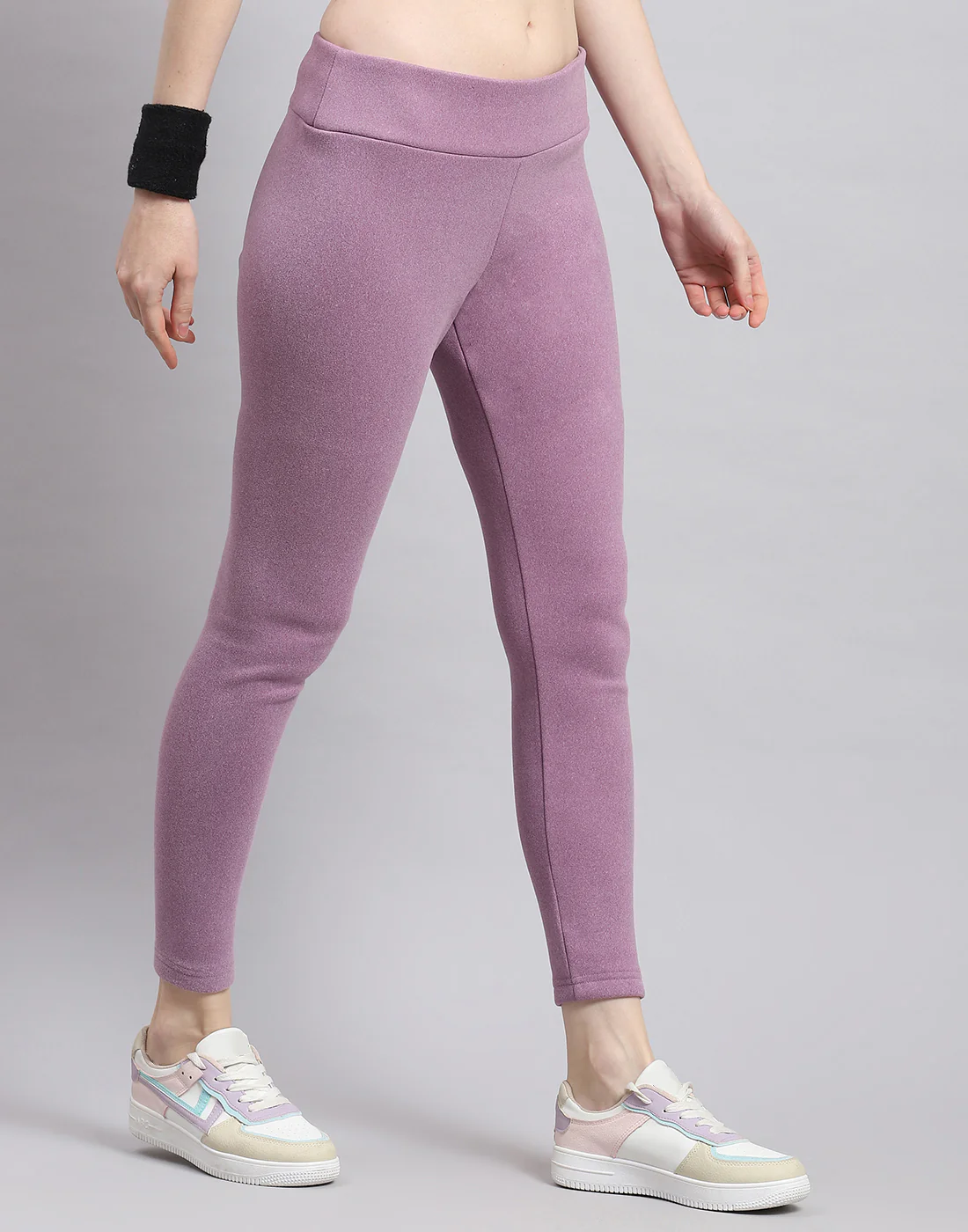 Rock.it Women Purple Solid Regular Fit Legging - Image 5