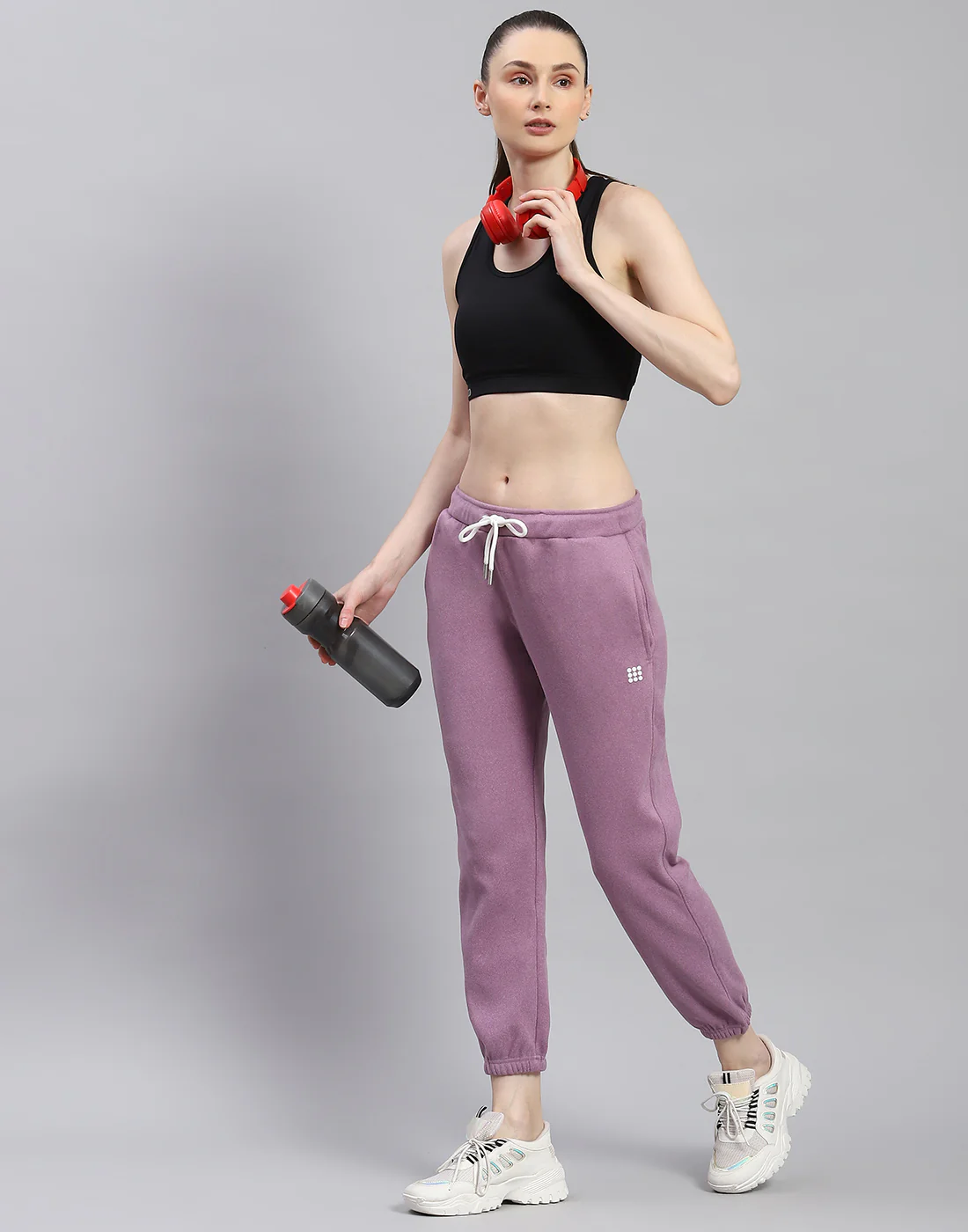 Rock.it Women Purple Solid Regular Fit Winter Lower - Image 3