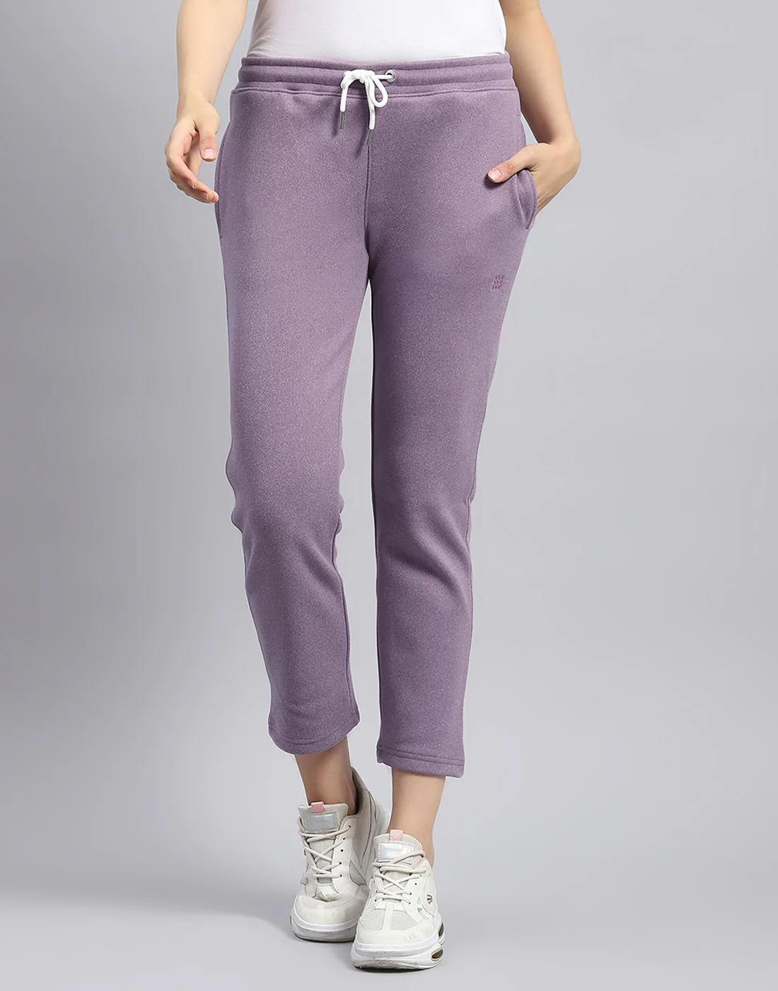 Rock.it Women Purple Solid Regular Fit Winter Lower - Image 2