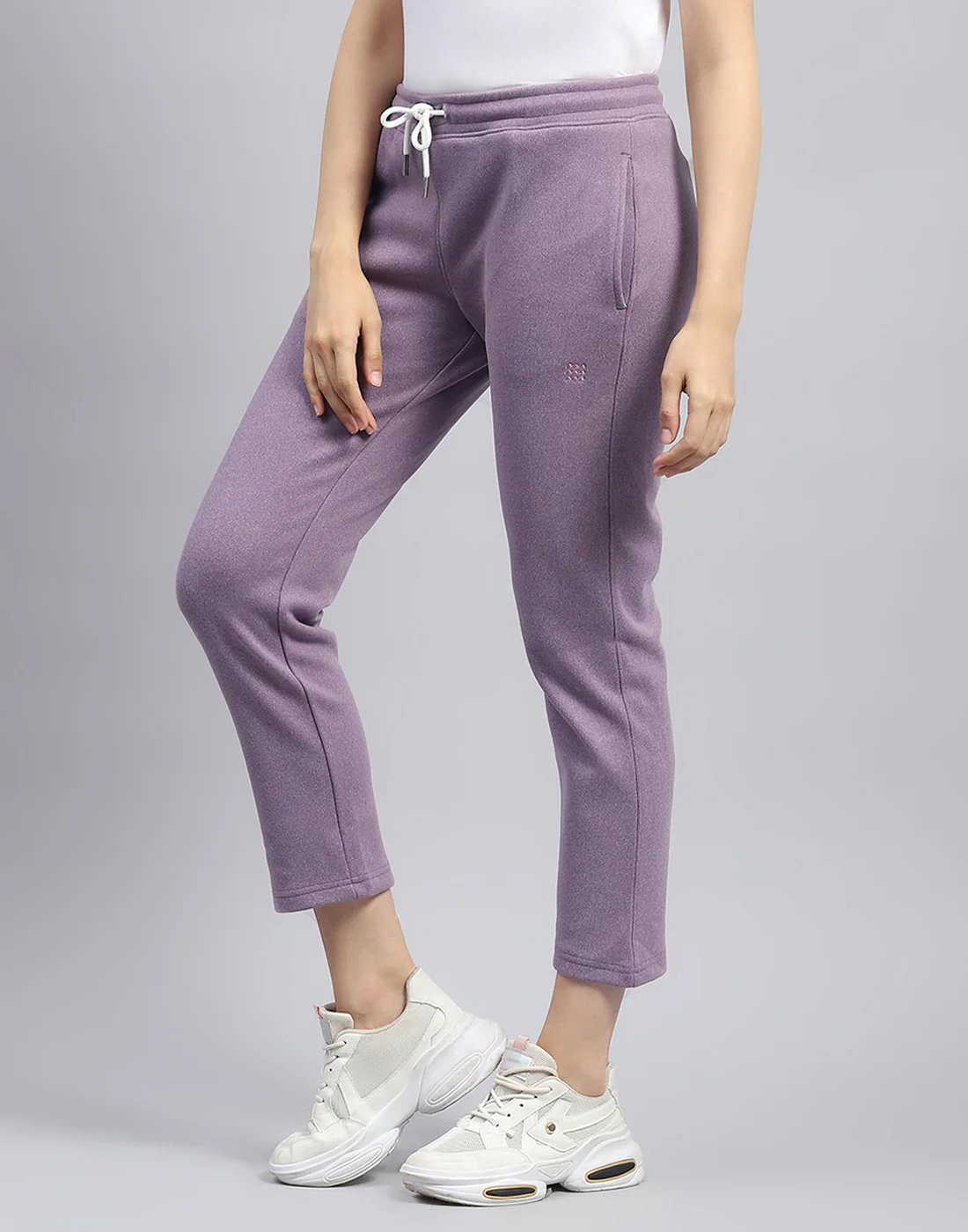 Rock.it Women Purple Solid Regular Fit Winter Lower - Image 3