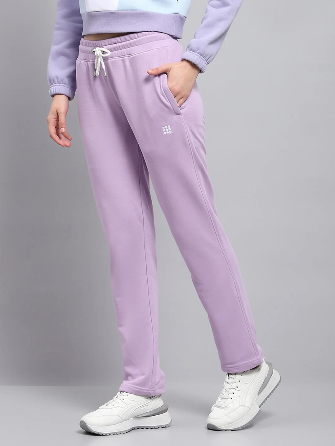 Rock.it Women Purple Solid Regular Fit Winter Lower - Image 2