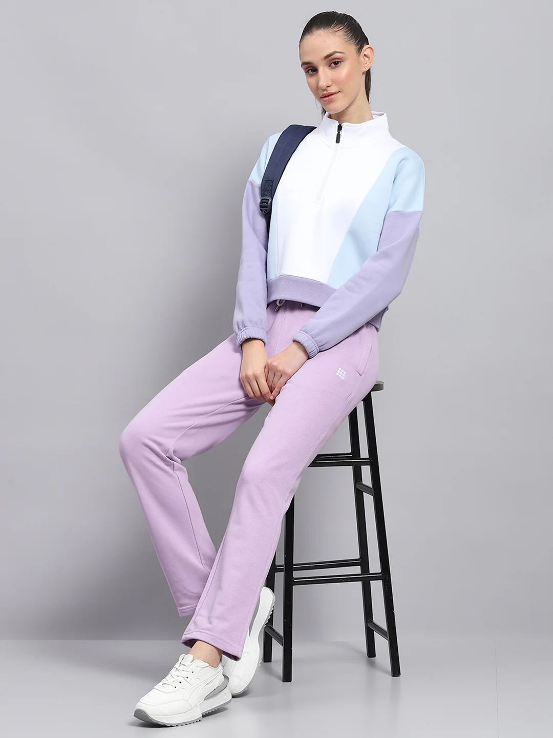 Rock.it Women Purple Solid Regular Fit Winter Lower - Image 5