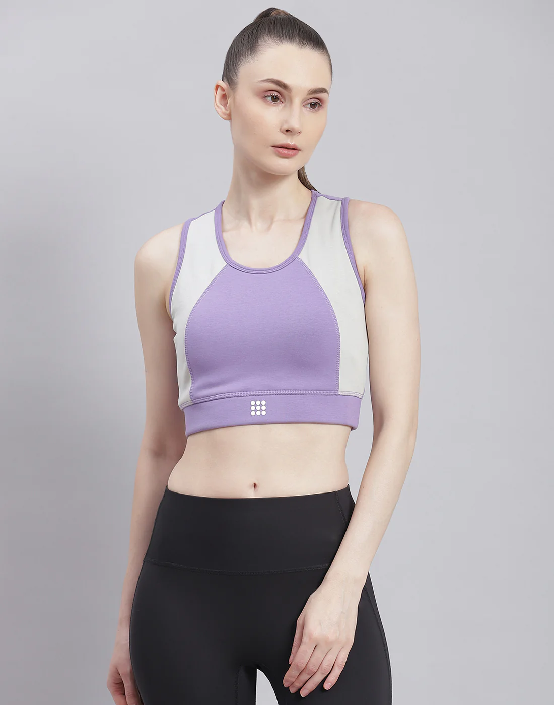 Rock.it Women Purple Solid Sports Bra - Image 2