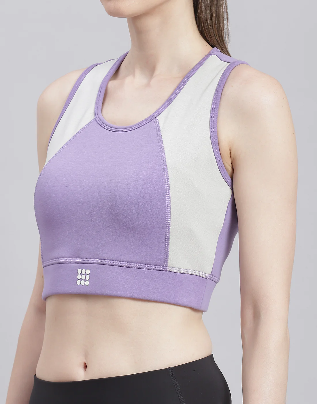 Rock.it Women Purple Solid Sports Bra - Image 6