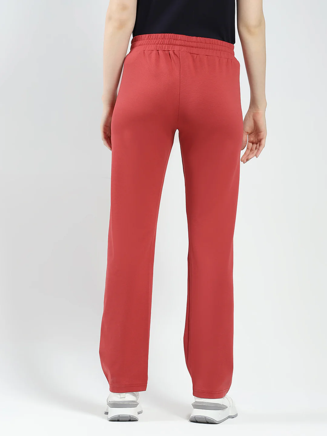Women Rust Solid Regular Fit Lower - Image 5