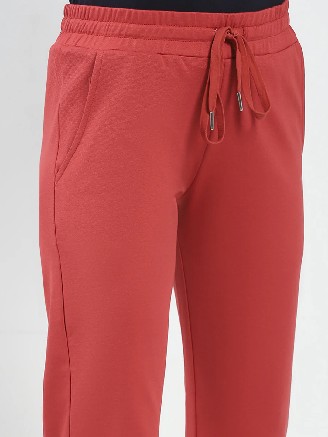 Women Rust Solid Regular Fit Lower - Image 6