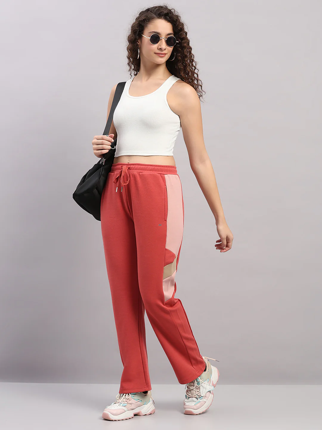 Women Rust Solid Regular Fit Winter Lower - Image 2