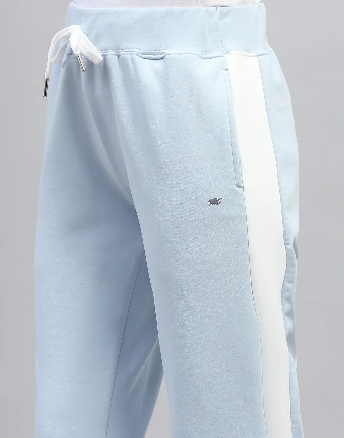 Women Sky Blue Printed Regular Fit Lower - Image 6