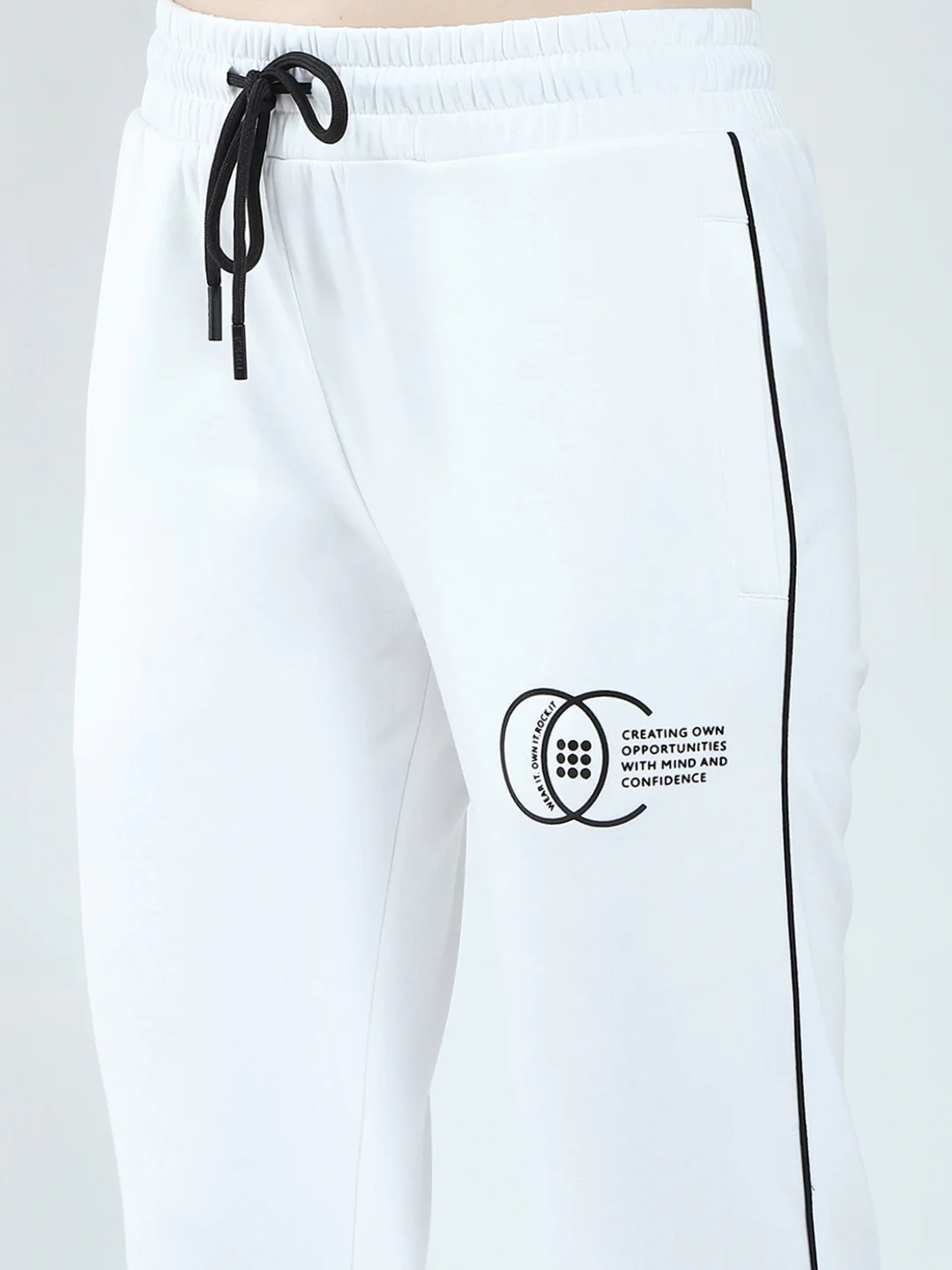 Rock.it Women White Solid Regular Fit Winter Lower - Image 6