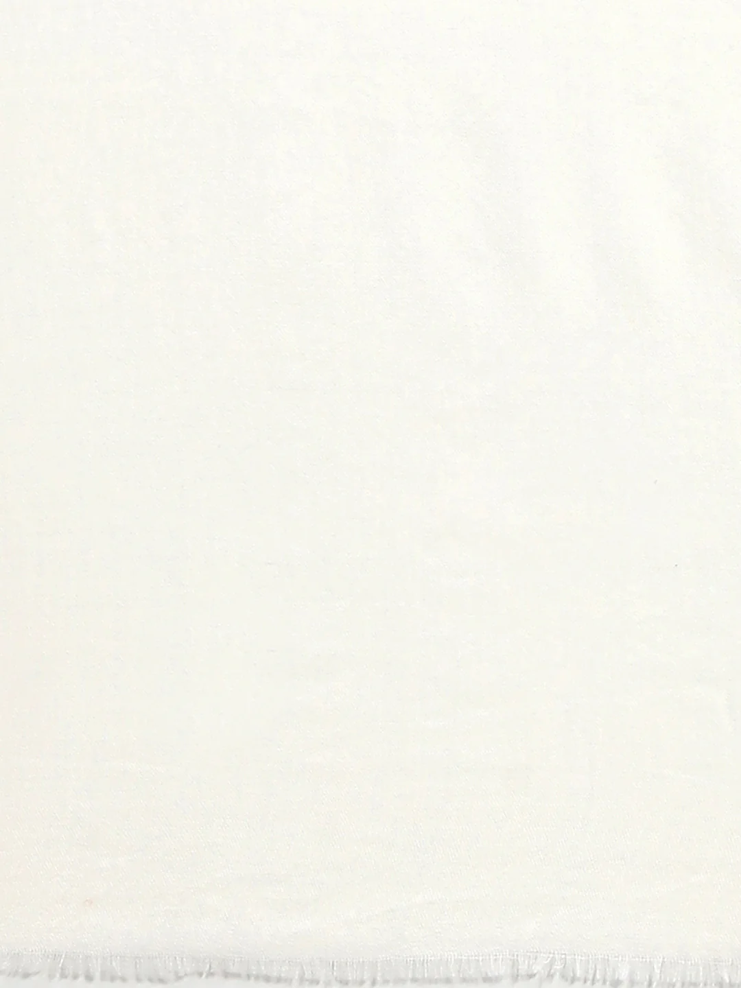 Women White Solid Reversible Shawl - Image 6
