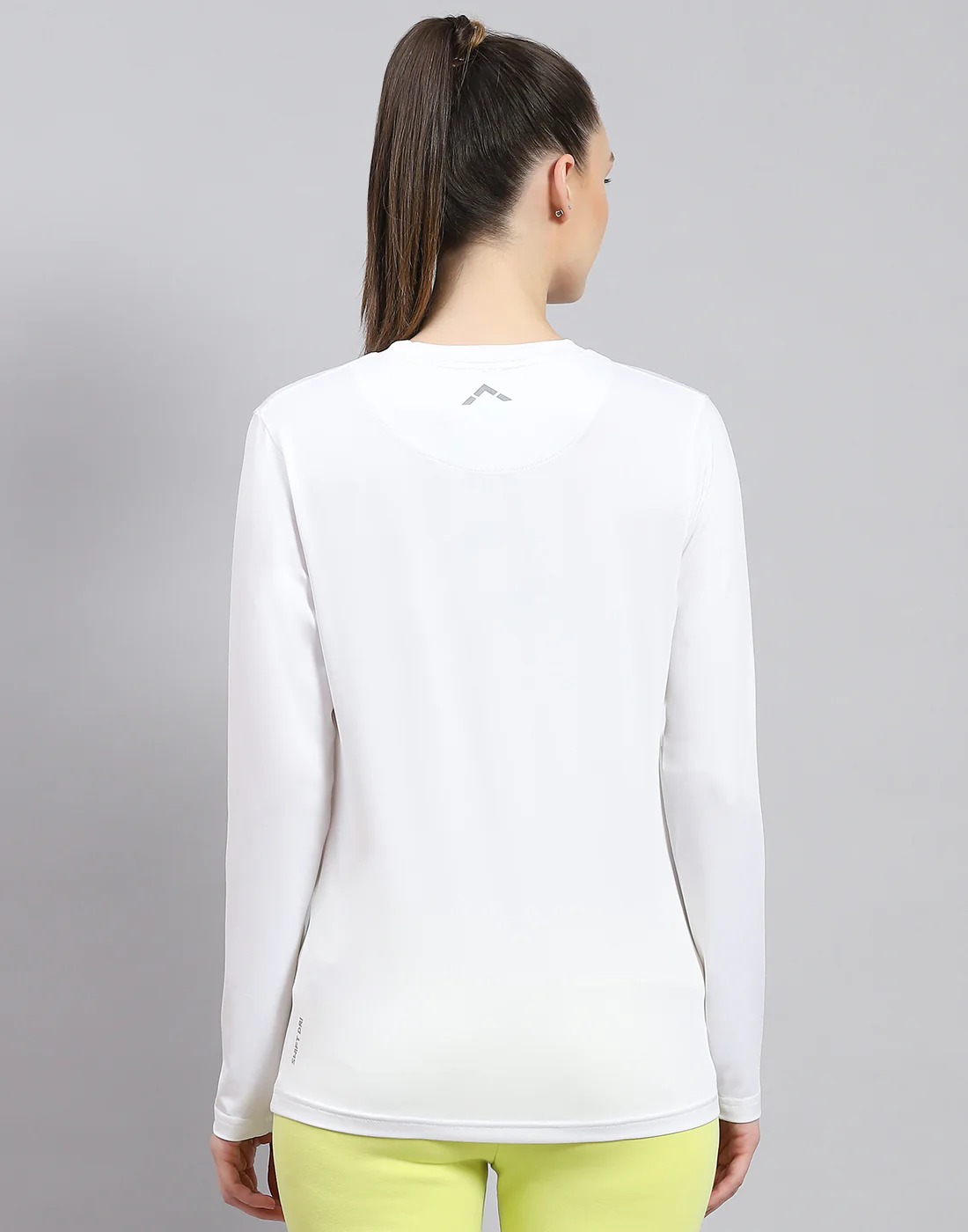 Rock.it Women White Solid Round Neck Full Sleeve Top - Image 7