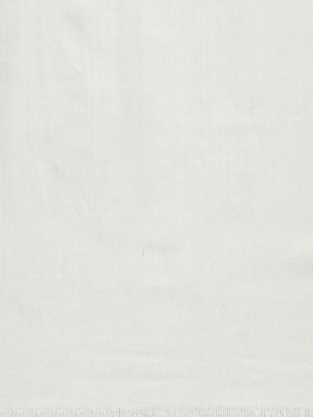 Women White Solid Stole - Image 7
