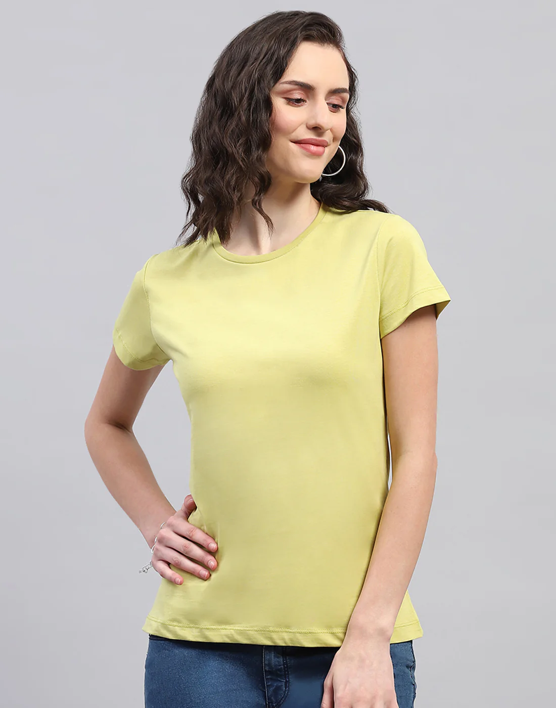 Women Yellow & Red Solid Round Neck Half Sleeve Top (Pack of 2) - Image 8